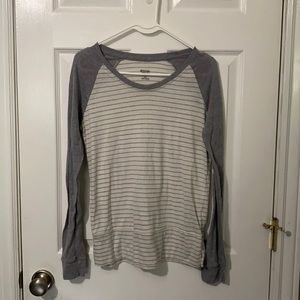 Striped long sleeve tee